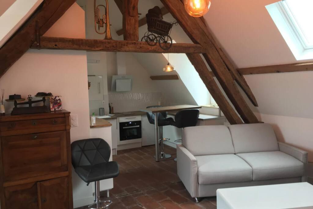 La Terrasse Du Chevalier D'Eon - Loft A Tonnerre Appartement Buitenkant foto